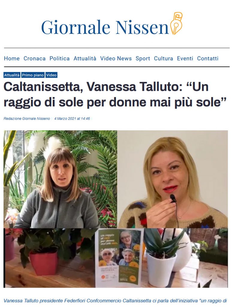 Giornale Nisseno: Caltanissetta, Vanessa Talluto: 