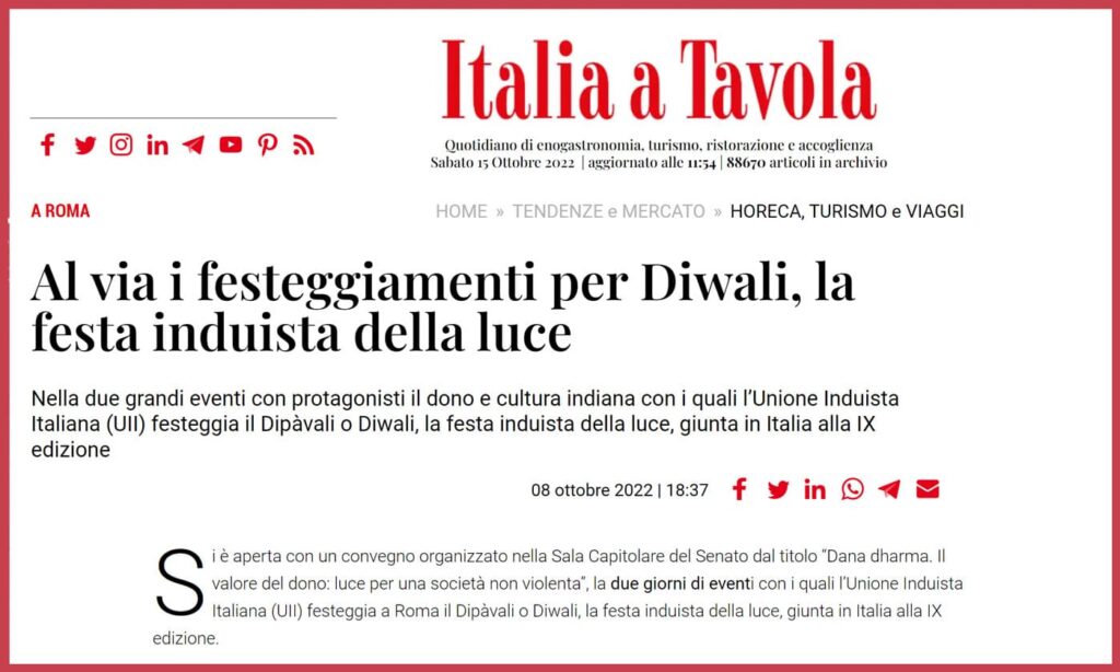 Al via i festeggiamenti per Diwali, la festa induista della luce