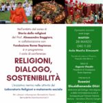 Locandina Religioni Dialogo Sostenibilità