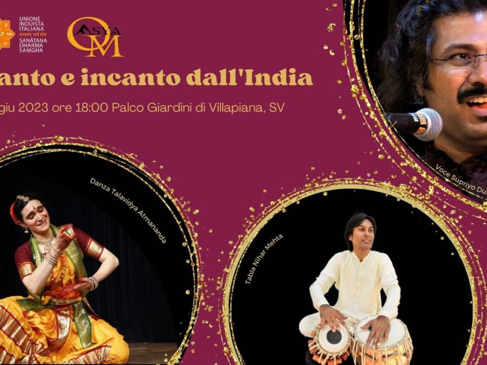 Canto e incanto dall'India - locandina evento gratuito